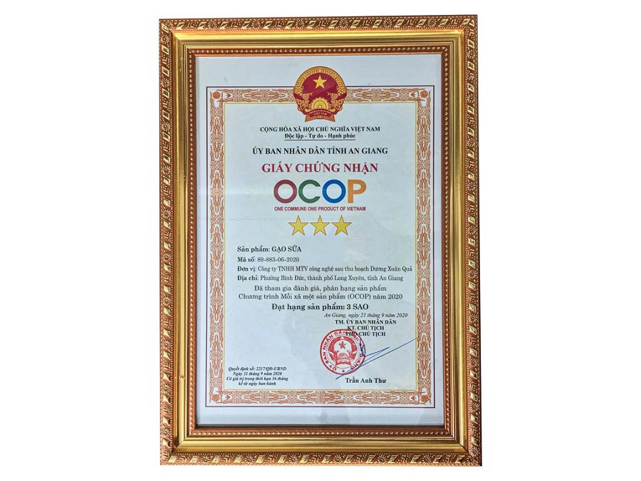 gao sua duong xuan qua dat 3 sao ocop moi xa mot san pham 1