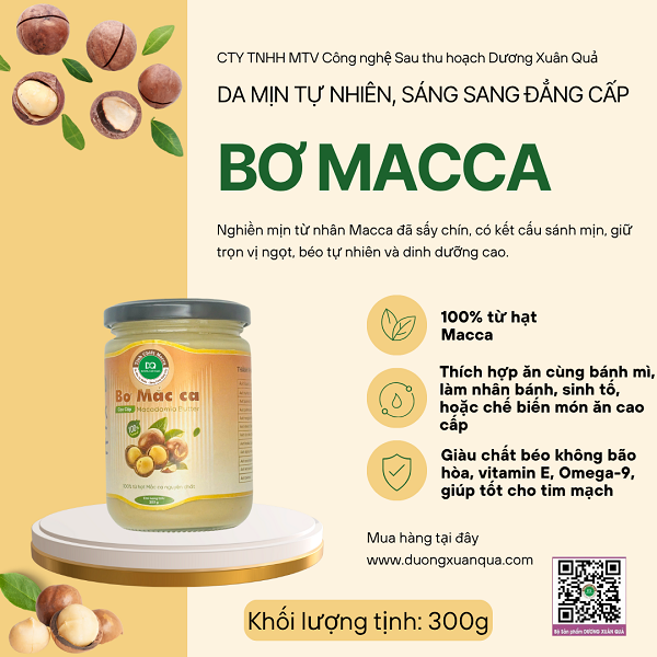 Bơ Macca (300g) - Dương Xuân Quả